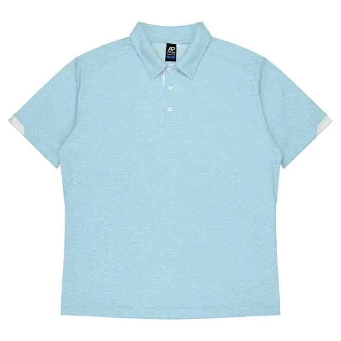 Aussie Pacific Morris Men's Polo Shirt 1317 Aussie Pacific LIGHT BLUE/WHITE S